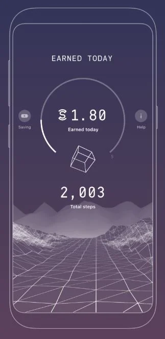 Sweatcoin User Interface