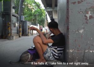 Filipino Aquino Redozola mit Wunderhund Blackjack Status quo
